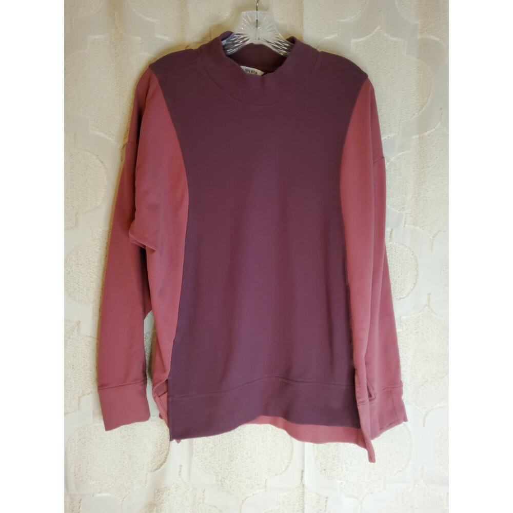 #263 Excellent Pre-Loved Athleta  Burgundy Midweight Cozy Sweater Size L